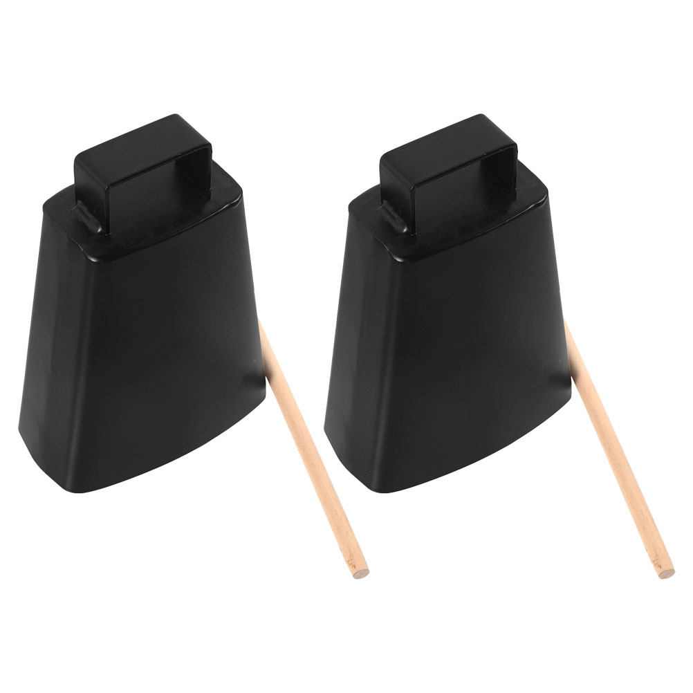 Kids Education Activities - 2 sets metalen koeiengongen, draagbare percussie-instrumenten