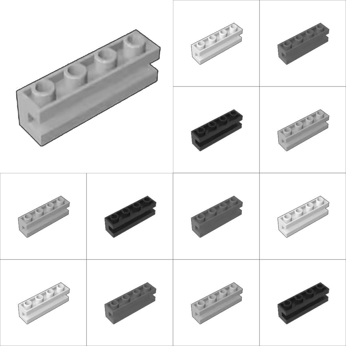 Kids Education Channel - 50 stks 2653 Gemodificeerde 1x4 Met