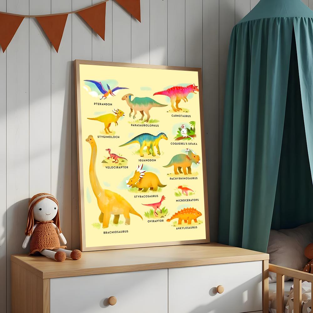 Poster met een overzicht van d - Kids Education Name recensie en prijs